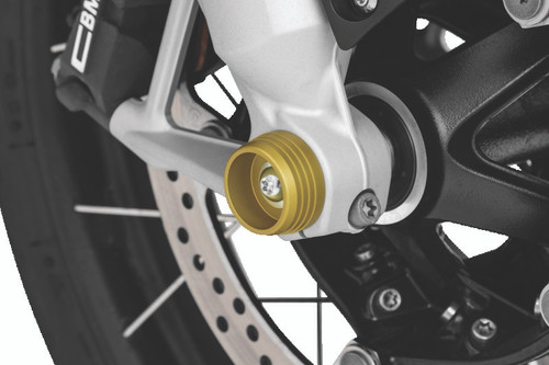 Kuryakyn Lodestar Front Axle Sliders for BMW R1200 Series – Protect Your Suspension and Brake Components