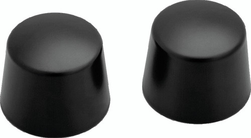 Kuryakyn Front Axle Nut Caps Satin Black for Harley Davidson Touring Models