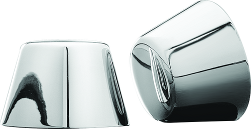 Kuryakyn Front Axle Nut Caps Chrome for Harley Davidson Sportster and XL Models