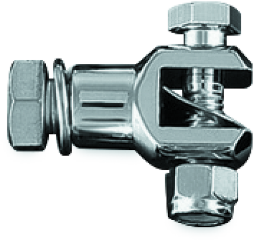 Kuryakyn Peg Mount Clevis with 1/2 in-20 Bolts – Chrome Pair for Powersports