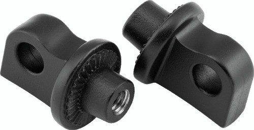 Kuryakyn Splined Peg Adapter Satin Black Part #8898 for Powersports Vehicles