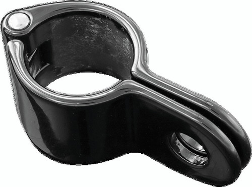 Kuryakyn Magnum Quick Clamp 1-1/4 inch Gloss Black - Heavy Duty Stainless Steel PowerSports Clamp