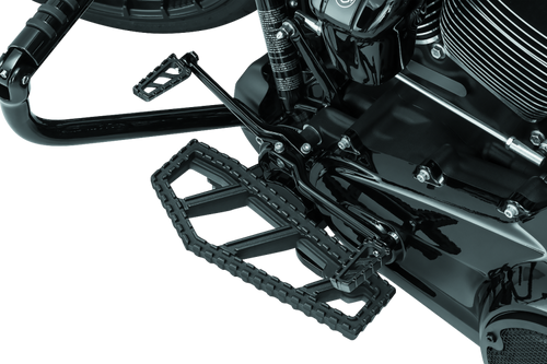 Kuryakyn Riot Floorboards Satin Black for Harley-Davidson