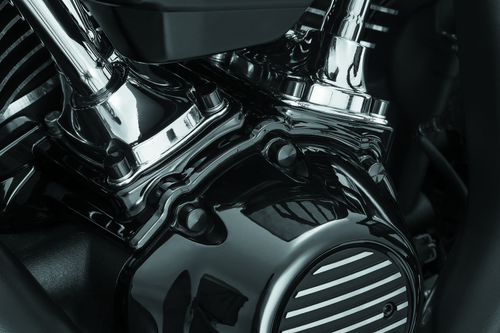 Kuryakyn Kool Kaps Engine Kit Milwaukee-8 Gloss Black for Powersports Vehicles