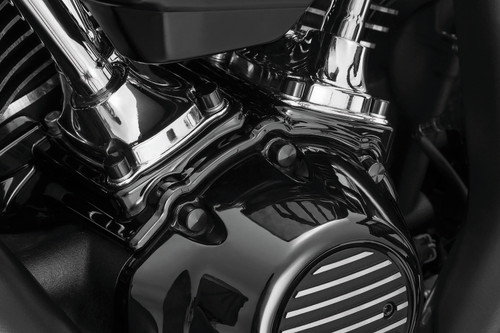 Kuryakyn Kool Kaps Engine Kit Milwaukee-8 Gloss Black for Powersports Vehicles