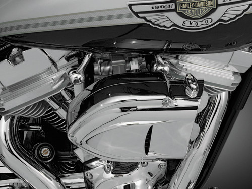 Kuryakyn Bluegrass Breather Kit 93-06 with CV Carb, 01-17 Delphi for Harley Davidson