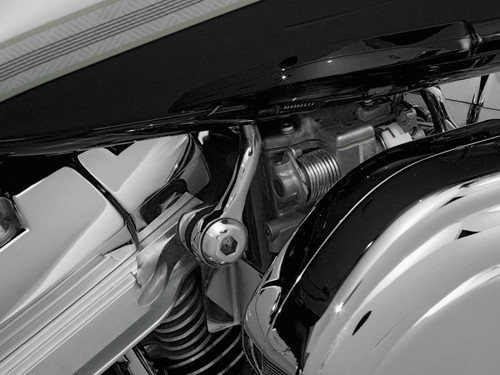 Kuryakyn Bluegrass Breather Kit 9930 for Harley Davidson 2007-2008 Sportster Models with Mikuni HSR Carbs