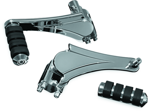 Kuryakyn Adjustable Passenger Pegs with ISO Small Pegs – Chrome, Part #4353