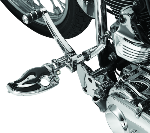 Kuryakyn Flamin Switchblade with Male Mount Adapter – Chrome Powersports Footpeg