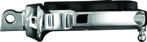 Kuryakyn Flamin Peg with Male Mount Adapter Chrome - Stylish and Durable Motorcycle Foot Pegs
