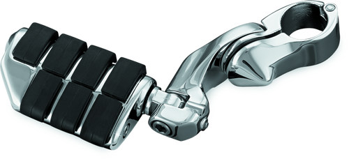 Kuryakyn Tour-Tech Cruise 4-inch Mount Arm with Dually ISO Pegs – 1-1/4 inch Clamp, Chrome Finish