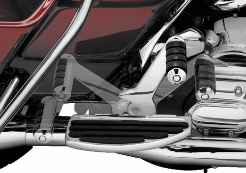 Kuryakyn Adjustable Passenger Pegs 07-09 Chrome – Versatile Footrest System for Motorcycles