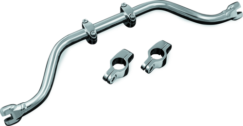 Kuryakyn Adjustable Mustache Bar for Harley Softail and Yamaha Road Star - Chrome Part #7502