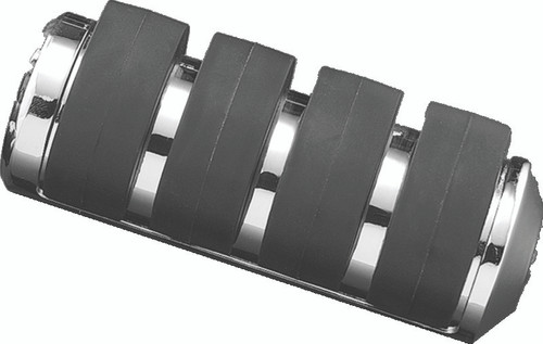 Kuryakyn Large ISO Peg Without Adapters Chrome Pair – Durable Rubber Grip Inserts for Harley-Davidson Models