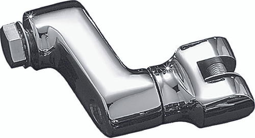Kuryakyn Offset Peg Mount with 1/2 in-13 Mount Bolts - Chrome Pair for Motorcycles