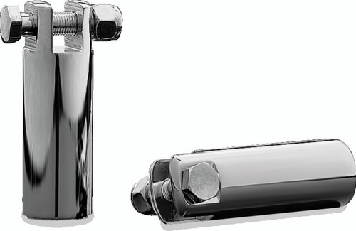 Kuryakyn 3 1/2 Inch Extended Peg Mount with 3/8 Inch-16 Mount Bolts for Harley-Davidson and Metric Motorcycles