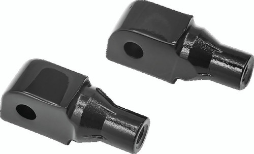 Kuryakyn Tapered Adapter for Honda OEM Peg Mounts – Gloss Black, Part Number 8866