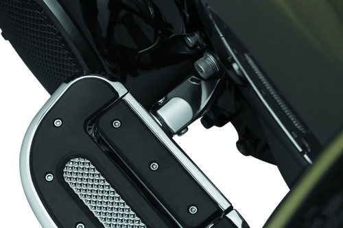 Kuryakyn Non-Pivot Splined Peg Adapter for Harley-Davidson Models - Chrome