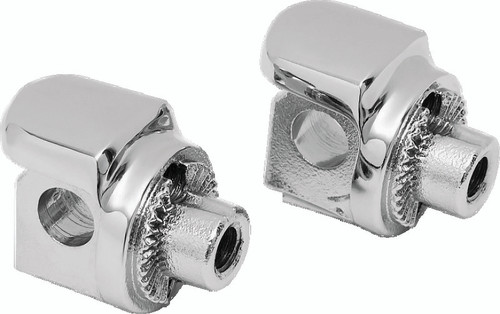 Kuryakyn Non-Pivot Splined Peg Adapter for Harley-Davidson Models - Chrome