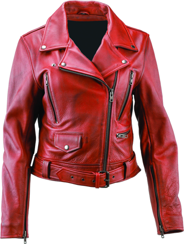 Kuryakyn River Road Arabian Spice Leather Jacket for Women - Large