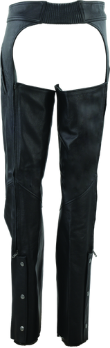 Kuryakyn River Road Plains Leather Chaps for Women - Small