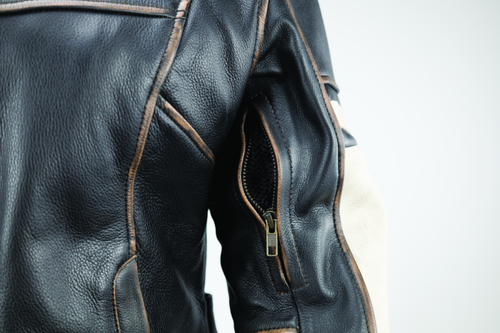 Kuryakyn Leather By River Road Dame Vintage Leather Jacket for Women - Small