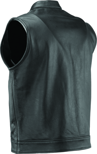 Kuryakyn Leather River Road Vandal Club Vest Black – Small