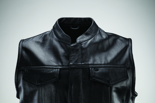 Kuryakyn Leather River Road Vandal Club Vest Black – Small