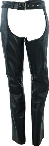 Kuryakyn River Road Plains Leather Chaps for Women - Style 094429, Size 2XL