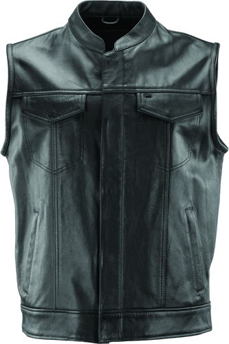Kuryakyn Leather by River Road Vandal Club Vest Black - 4XL