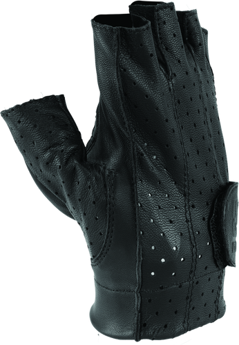 Kuryakyn Leather By River Road Tucson Shorty Gloves Black – Small
