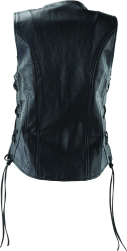 Kuryakyn Leather by River Road Sapphire Leather Vest for Women - Small