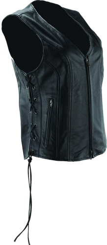 Kuryakyn Leather by River Road Sapphire Leather Vest for Women - Small