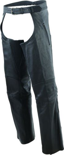 Kuryakyn River Road Longhaul Leather Chaps for Powersports - Large