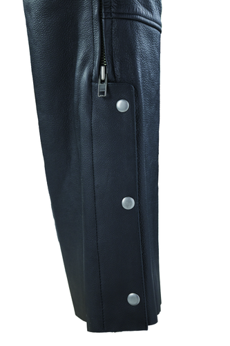 Kuryakyn River Road Longhaul Leather Chaps for Powersports - Large