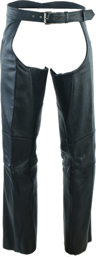 Kuryakyn Leather by River Road Longhaul Leather Chaps for Powersports, 2XL