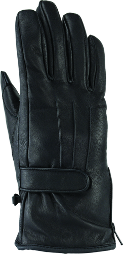 Kuryakyn Leather Taos Cold Weather Gloves for Women - Black, 2XL