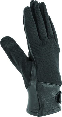 Kuryakyn River Road Pecos Leather Mesh Gloves - Small