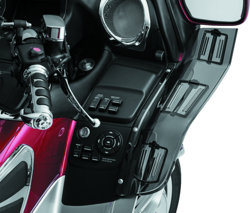 Kuryakyn Dragon Wings for 2001-2017 Honda GL1800 Gold Wing Models – Smoke Finish Adjustable Fairing Wings