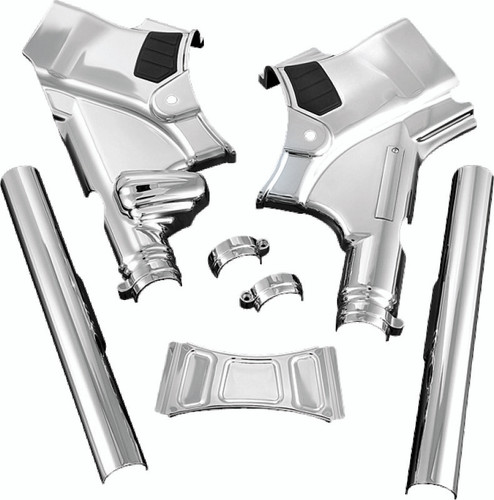 Kuryakyn Neck Cover for 2009-2010 Harley Davidson Touring Models Chrome Part #7832