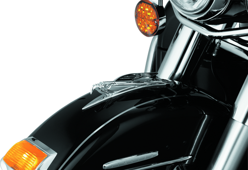 Kuryakyn Deco Eagle Fender Ornament 01-22 Honda GL1800 Chrome - Classic Motorcycle Accent