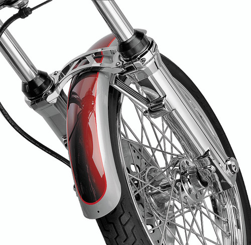 Kuryakyn Fork Skins for 2004 and Up Harley Davidson XL Models – Chrome Finish, Part #7202