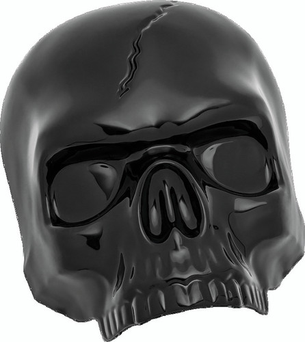 Kuryakyn Skull Horn Cover Black for Harley-Davidson Touring Models Part #5731