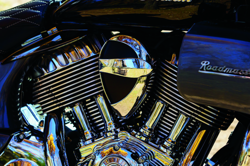 Kuryakyn John Shope Series Chrome Vantage Horn Cover for Indian Big Twins