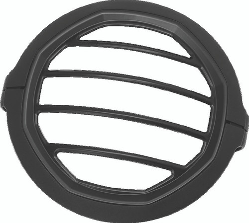 Kuryakyn Dillinger Headlight Trim 5-3/4 inches Black - Stylish Aluminum Replacement