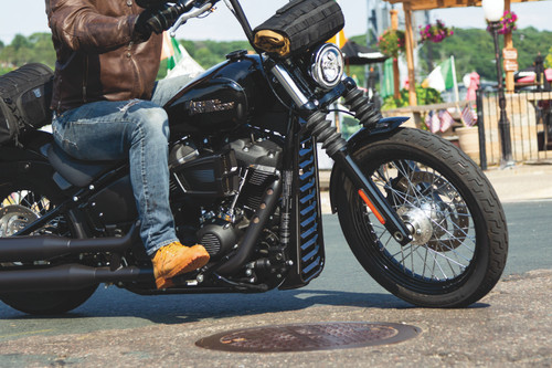 Kuryakyn Precision Chin Spoiler M8 for Softail Models - Black