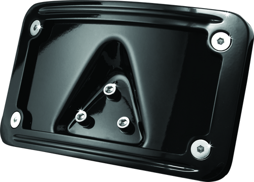Kuryakyn Curved Laydown License Plate Frame for Honda VTX1800 Models