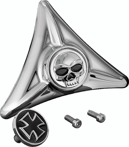 Kuryakyn License Plate Mounting Hole Covers Zombie Chrome Part 3158