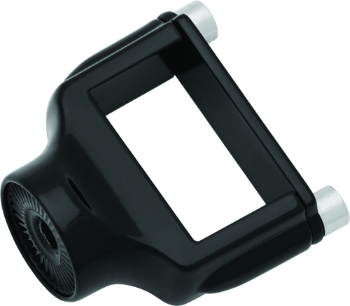 Kuryakyn Side Mount License Plate Holder Clamp for Harley-Davidson XL Models (1986-2023) - Gloss Black