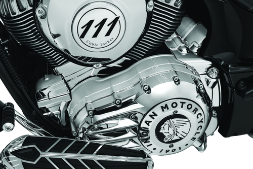 Kuryakyn Rear Oil Panel Accent Chrome for Indian Motorcycles (Part No. 5644)